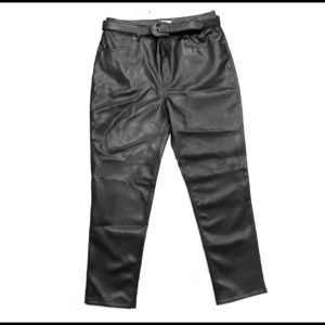 Vegan leather pants